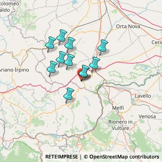 Mappa Via Murge del Rosario, 71020 Rocchetta Sant'Antonio FG, Italia (10.98727)