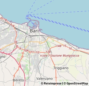 Mappa Stradella Petrera, 70126 Bari BA, Italia (2.84182)