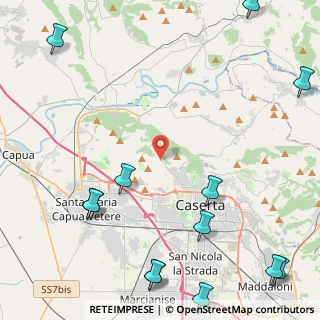 Mappa Via Michele Fiorillo, 81100 Caserta CE, Italia (7.21385)