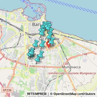 Mappa Via de Viti de Marco, 70125 Bari BA, Italia (1.46294)