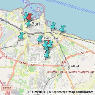 Mappa Via de Viti de Marco, 70125 Bari BA, Italia (1.70909)