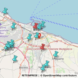Mappa Via Luca De Samuele Cagnazzi, 70124 Bari BA, Italia (5.73588)