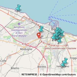 Mappa Via Guglielmo Murari, 70123 Bari BA, Italia (5.10154)