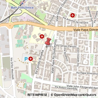 Mappa Via Mauro Amoruso Manzari, 7, 70124 Bari, Bari (Puglia)
