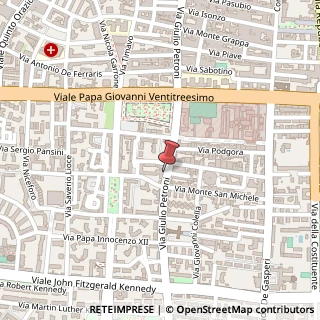 Mappa Via Giulio Petroni, 85/O, 70124 Bari, Bari (Puglia)