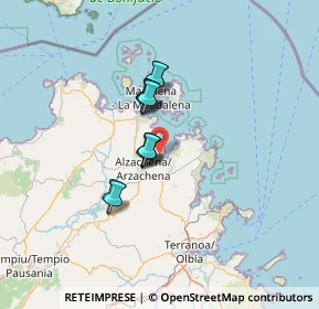 Mappa Arzachena, 07021 Arzachena SS, Italia (9.33167)