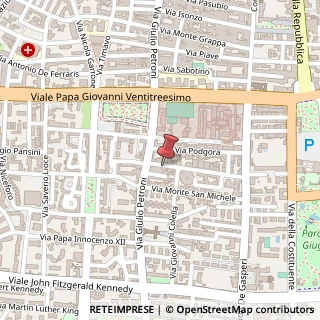 Mappa Via Luca de Samuele Cagnazzi, 29, 70124 Bari, Bari (Puglia)