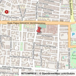 Mappa Via Podgora, 133, 70100 Bari, Bari (Puglia)