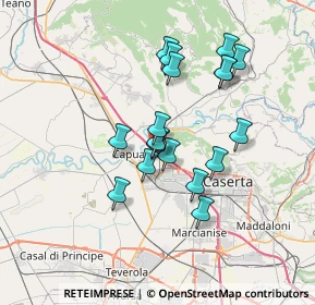 Mappa A1 - Autostrada del Sole, 81043 Capua CE, Italia (6.43)