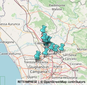 Mappa A1 - Autostrada del Sole, 81043 Capua CE, Italia (7.62923)