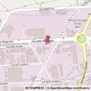 Mappa Via delle Magnolie, 6, 70026 Modugno, Bari (Puglia)