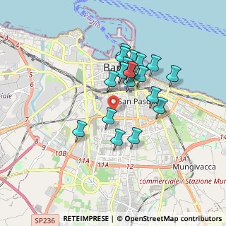 Mappa GVM - Ospedale Santa Maria, 70124 Bari BA, Italia (1.5485)