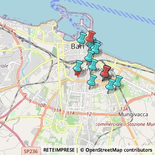 Mappa GVM - Ospedale Santa Maria, 70124 Bari BA, Italia (1.45071)