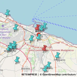 Mappa GVM - Ospedale Santa Maria, 70124 Bari BA, Italia (5.56706)