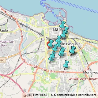 Mappa Via delle Murge, 70124 Bari BA, Italia (1.45188)