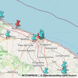 Mappa Via delle Murge, 70124 Bari BA, Italia (25.2375)