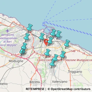 Mappa Via delle Murge, 70124 Bari BA, Italia (3.53429)