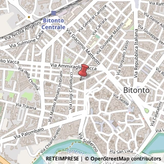 Mappa via Mons. Bovio, 61, 70032 Bitonto, Bari (Puglia)