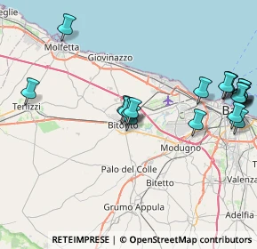 Mappa Via Nicola Garofalo, 70032 Bitonto BA, Italia (9.911)