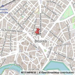 Mappa Via Vitale Giordano, 16, 70032 Bitonto, Bari (Puglia)