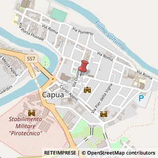 Mappa Corso Gran Priorato di Malta, 106, 81043 Capua, Caserta (Campania)