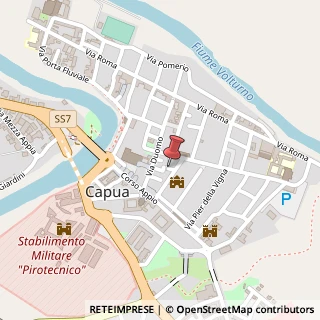 Mappa Piazza De Renzis, 6, 81043 Capua, Caserta (Campania)