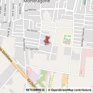 Mappa Via Gorizia, 32, 81034 Mondragone, Caserta (Campania)