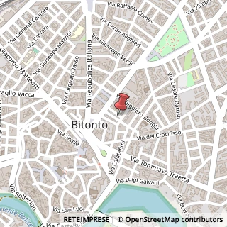 Mappa Via Carlo Poerio, 11, 70032 Bitonto, Bari (Puglia)