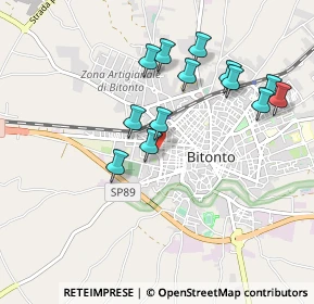 Mappa Via Generale Carlo Alberto dalla Chiesa, 70032 Bitonto BA, Italia (0.95769)