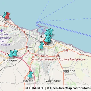 Mappa Via Giuseppe Pellegrini, 70124 Bari BA, Italia (4.37545)