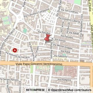 Mappa Via Monte Grappa, 162, 70124 Bari, Bari (Puglia)
