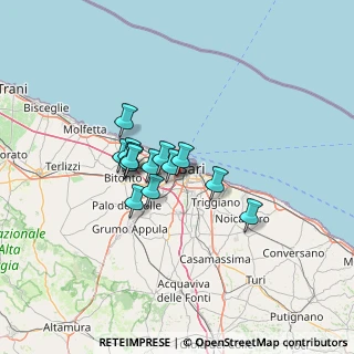 Mappa Str. Privata Deserto, 70100 Bari BA, Italia (9.50929)
