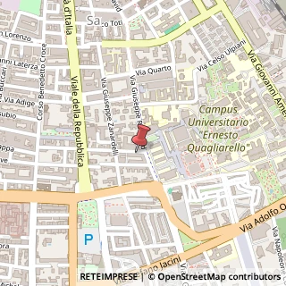Mappa Via Gioacchino Toma, 105, 70125 Bari, Bari (Puglia)