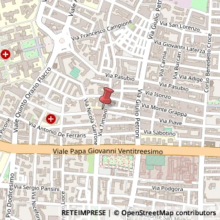 Mappa Via Timavo, 29, 70124 Bari, Bari (Puglia)