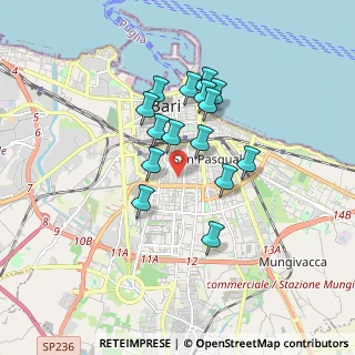 Mappa Via Giuseppe Pellegrini, 70122 Bari BA, Italia (1.48)