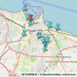 Mappa Via Giuseppe Pellegrini, 70122 Bari BA, Italia (1.75)