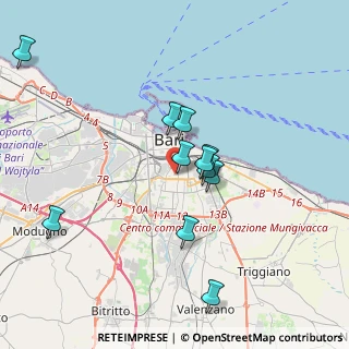 Mappa Via Giuseppe Pellegrini, 70122 Bari BA, Italia (3.59182)