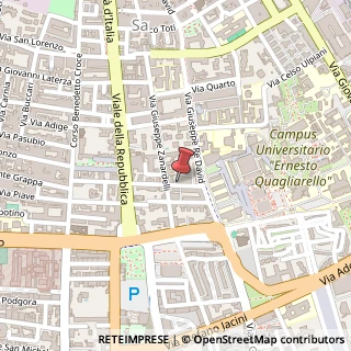 Mappa Via Gioacchino Toma, 64/66, 70124 Bari, Bari (Puglia)