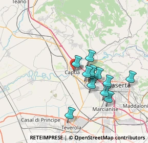 Mappa Palazzo Lanza, 81043 Capua CE, Italia (6.605)