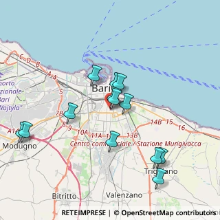 Mappa Via Monte Grappa, 70125 Bari BA, Italia (3.86)