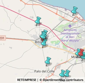 Mappa Via Rosa Carlo, 70032 Bitonto BA, Italia (5.23538)