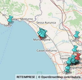 Mappa Via T. M. Fusco, 81034 Mondragone CE, Italia (24.4405)