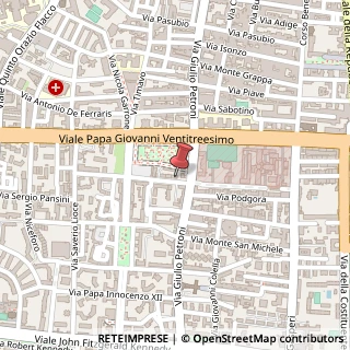 Mappa Via Giovanni Modugno, 1, 70124 Bari, Bari (Puglia)