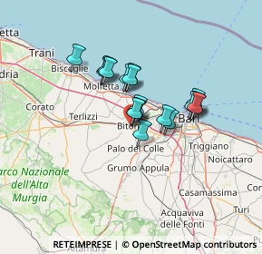 Mappa Piazza Margherita di Durazzo, 70032 Bitonto BA, Italia (10.00941)