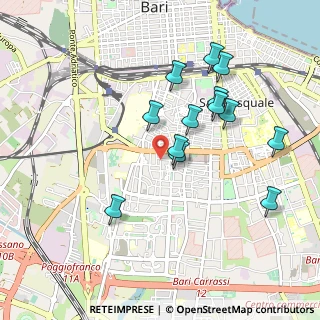 Mappa Via Mons Enrico Nicodemo, 70124 Bari BA, Italia (0.97231)