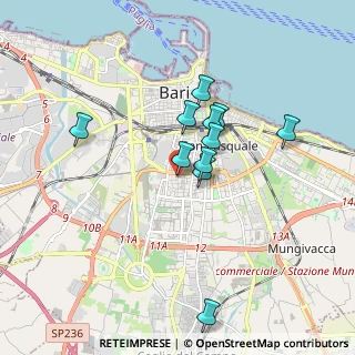 Mappa Via Mons Enrico Nicodemo, 70124 Bari BA, Italia (1.57364)
