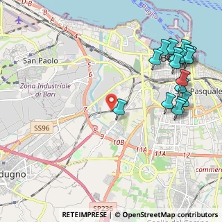 Mappa Strada Vicinale S. Giorgio Martire, 70124 Bari BA, Italia (2.85765)