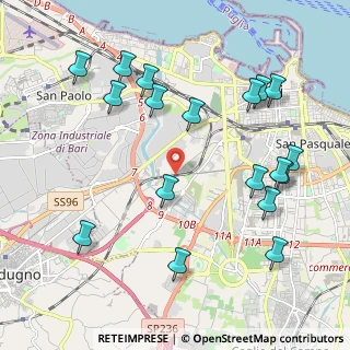 Mappa Strada Vicinale S. Giorgio Martire, 70124 Bari BA, Italia (2.52889)