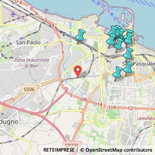 Mappa Strada Vicinale S. Giorgio Martire, 70124 Bari BA, Italia (2.82909)