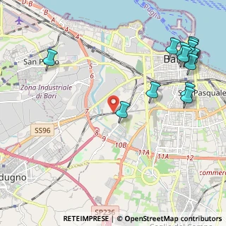 Mappa Strada Vicinale S. Giorgio Martire, 70124 Bari BA, Italia (3.06333)